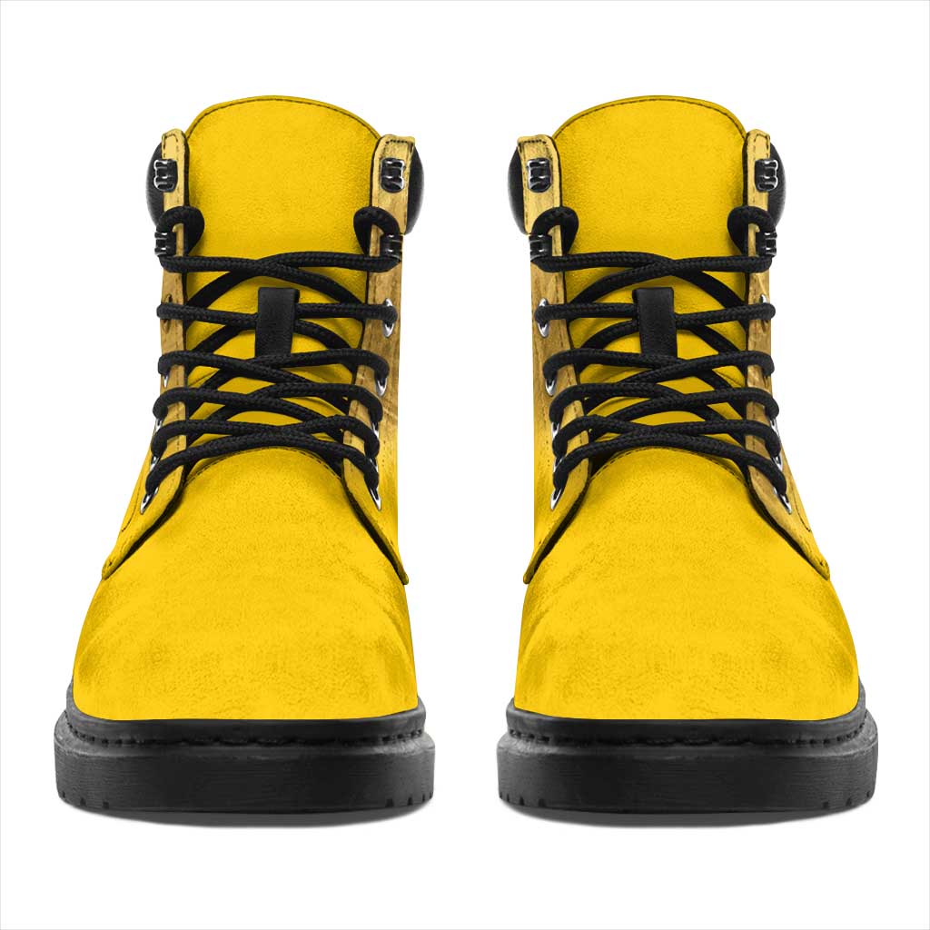 Buffalo Soldier All Season Boots African American Heroes - Yellow - African Pride