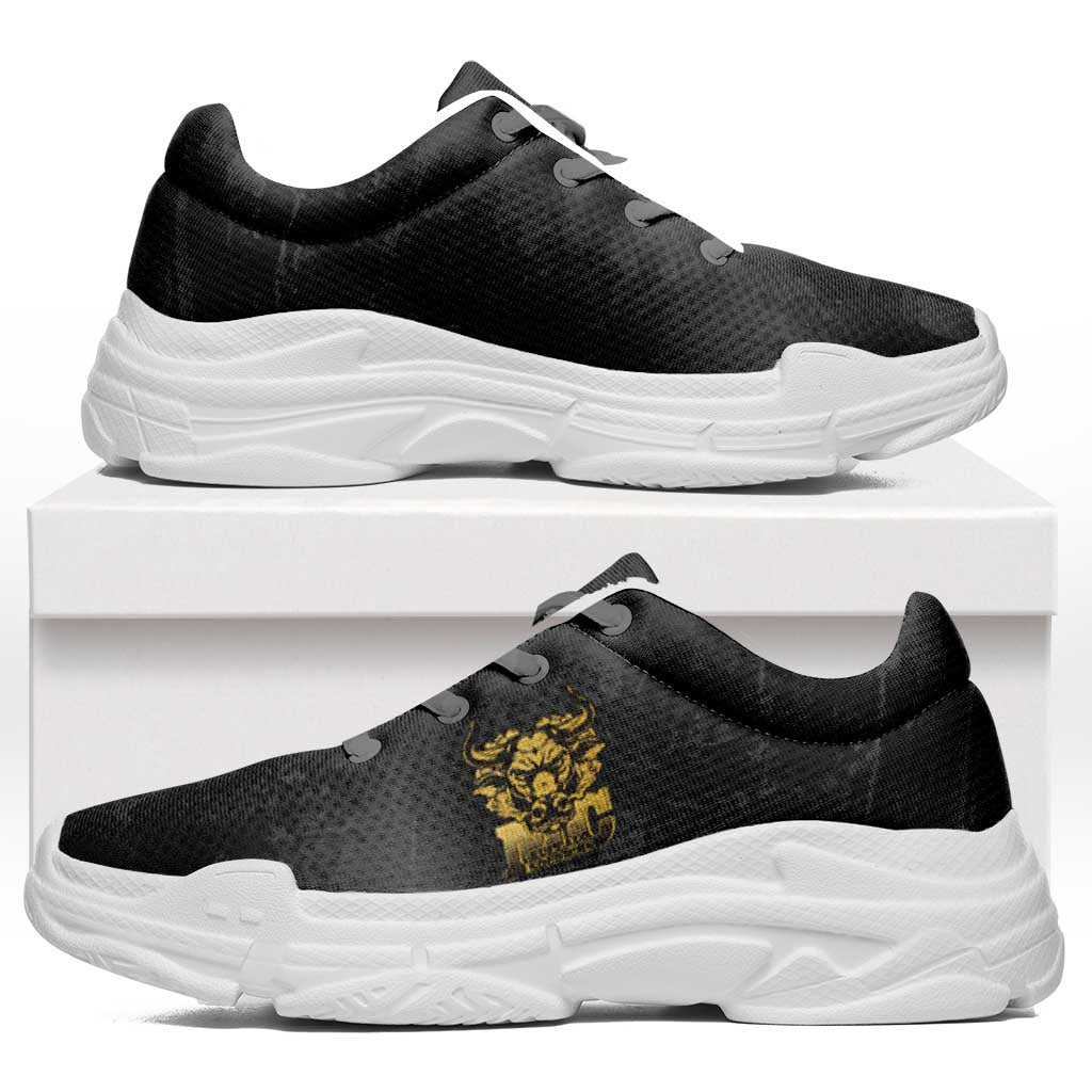Buffalo Soldier Chunky Sneakers African American Heroes - Black - African Pride