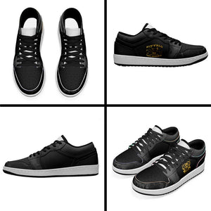 Buffalo Soldier Low Sneakers African American Heroes - Black LT15