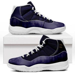 Buffalo Soldier Sneakers J11 African American Heroes - Navy Blue - African Pride