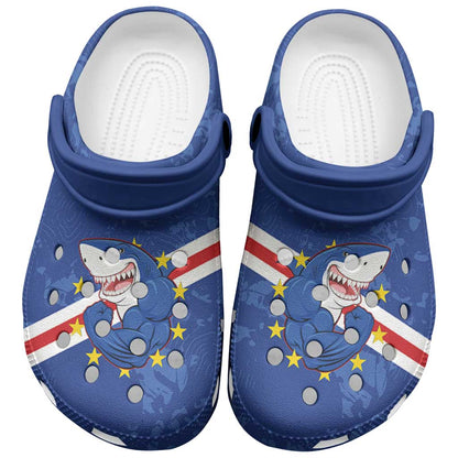 Cabo Verde Football Clogs Shoes Go Tubaroes Azuis - African Pride