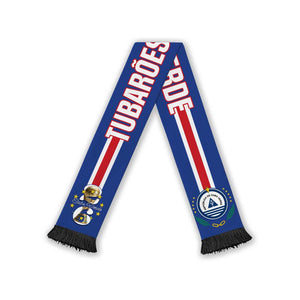 Cape Verde 2026 Football Soccer Scarf Come On Tubaroes Azuis