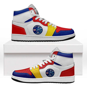 Cape Verde High Sneakers AJ1 Classic National Flag Style - African Pride