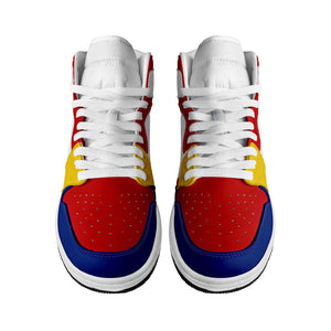 Cape Verde High Sneakers AJ1 Classic National Flag Style - African Pride
