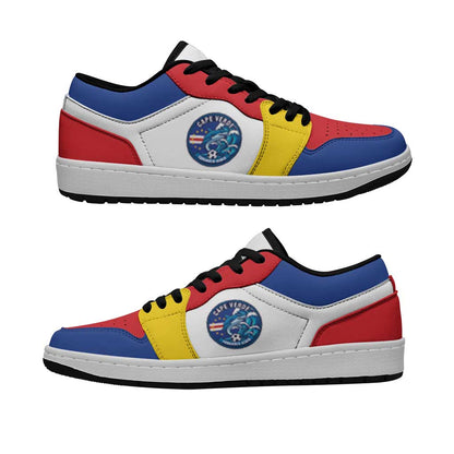 Cape Verde Low Sneakers Classic National Flag Style - African Pride