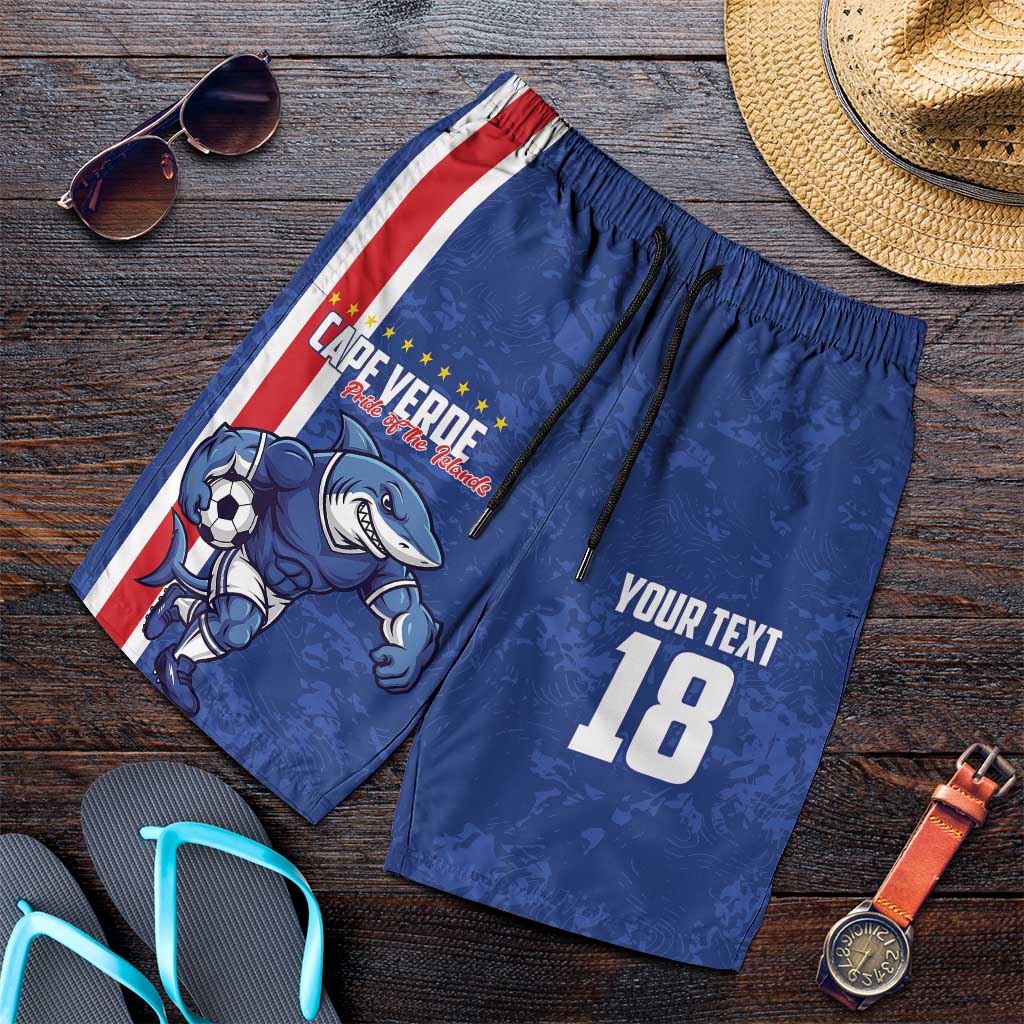 Cape Verde Pride Custom Shorts for Men The First Voyage Of Champions - African Pride