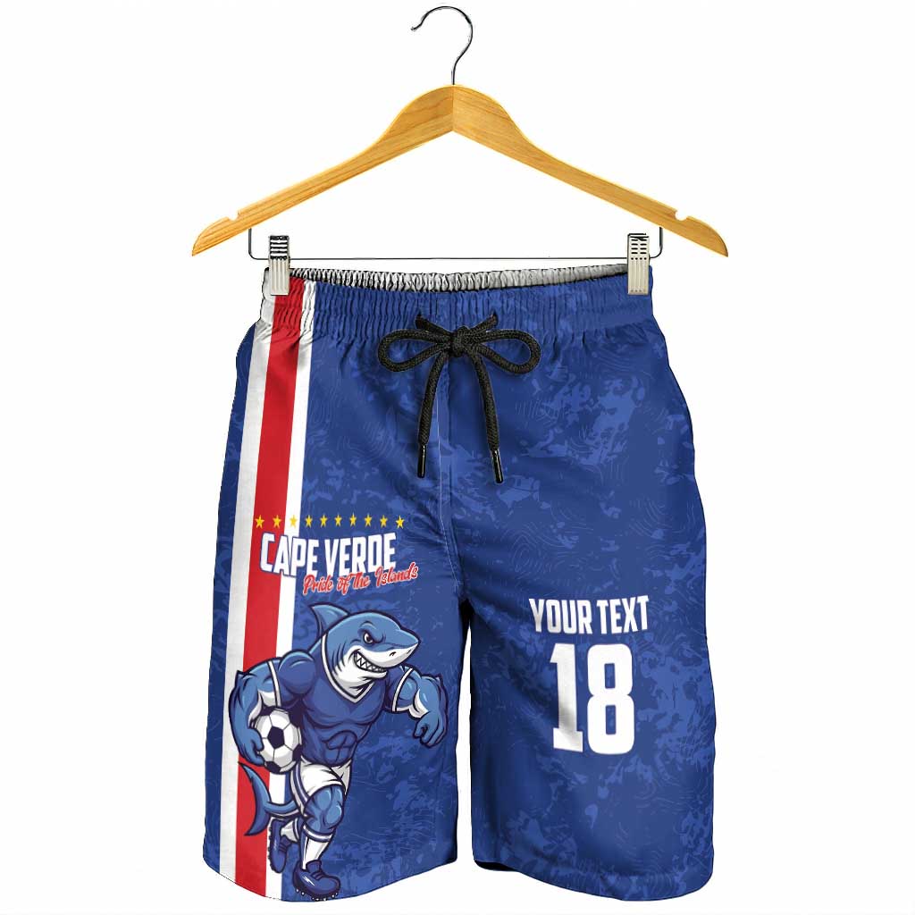 Cape Verde Pride Custom Shorts for Men The First Voyage Of Champions - African Pride