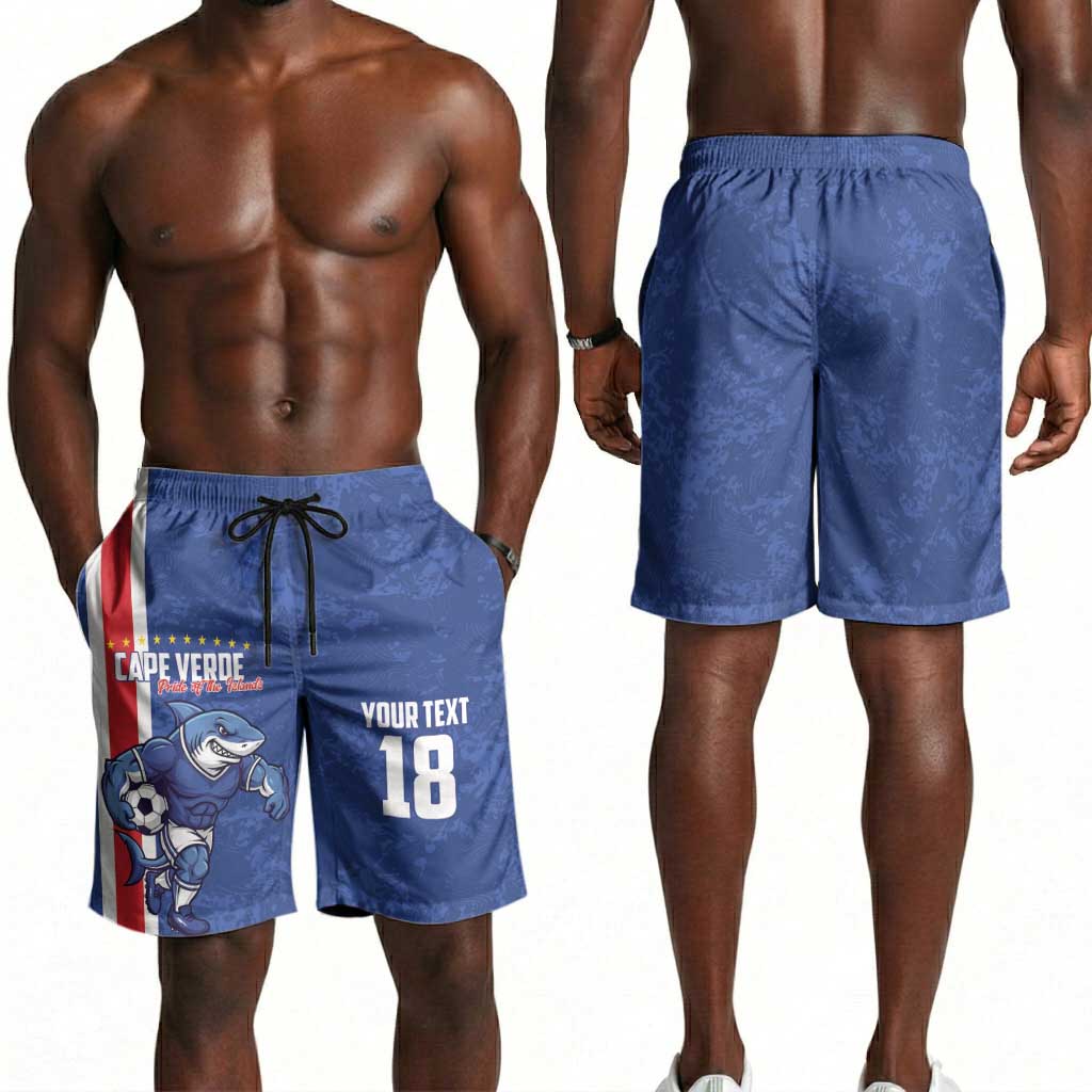 Cape Verde Pride Custom Shorts for Men The First Voyage Of Champions - African Pride