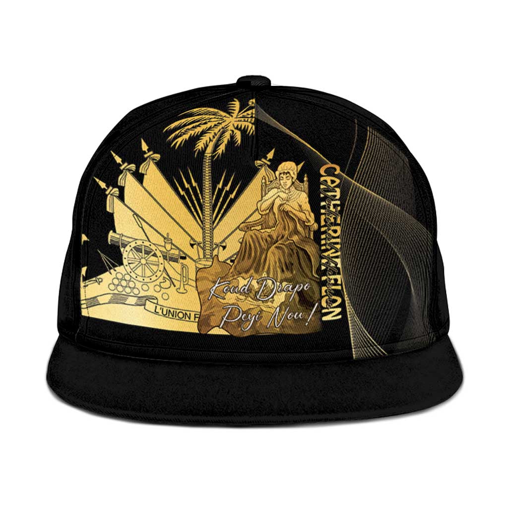 Catherine Flon Haiti Flag Day Snapback Cap National Heroine Koud Drapo Peyi Nou