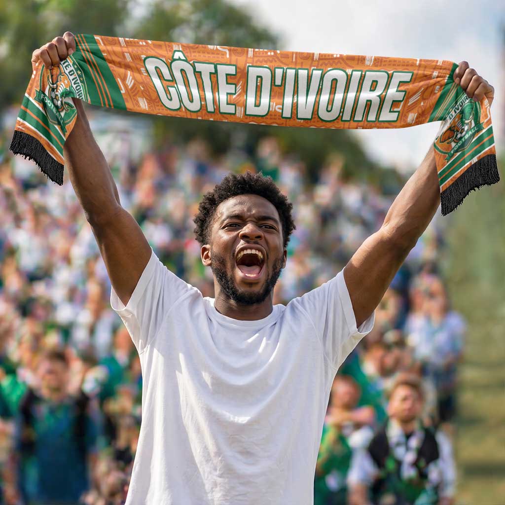 Cote d'Ivoire N'glo Wa Klo Soccer Scarf Baoule Textile Edition