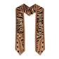 Custom African Tiger Mix Dashiki Tribal Pattern Graduation Stole