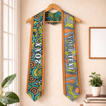 Custom African Tribal Mixed Pattern Graduation Stole
