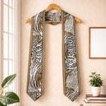 Custom African Wild Animal Skins Graduation Stole Leopard Pattern