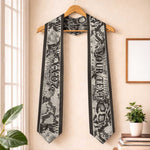 Custom African Wild Animal Skins Graduation Stole Snake and Crocodile Mix Skin