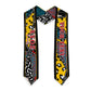 Custom African Wild Animal Skins Graduation Stole Triangles Pattern Afro Pattern Style
