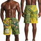 Custom South Africa vs Australia Shorts for Men Springboks Wallabies Two Nations One Battle
