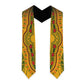 Dashiki and Polynesian Pattern Graduation Stole Afro Pacific Culture Gold Version
