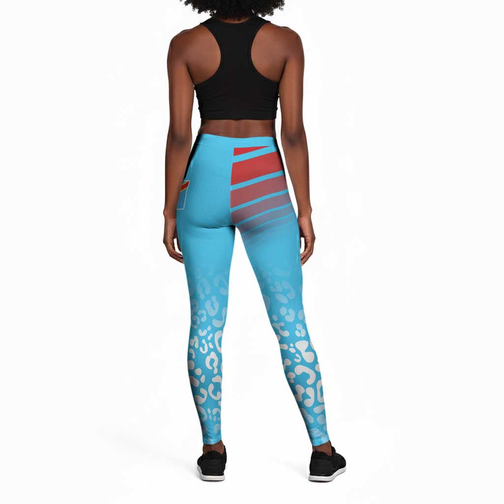 DR Congo WC2026 Leopard Inspired Leggings