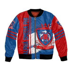 Alpha Omega Phi Bomber Jacket Stylish Greek Apparel For Members