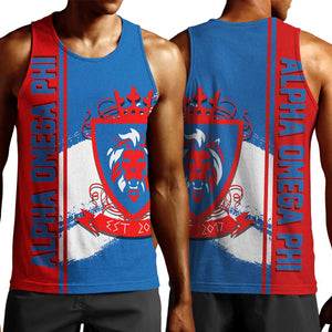 Alpha Omega Phi Men Tank Top Stylish Greek Apparel For Members