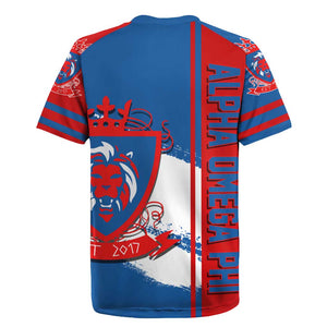 Alpha Omega Phi Rugby Jersey Stylish Greek Apparel For Members