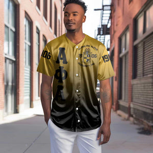 Alpha Phi Alpha Fraternity Gradient Baseball Jersey Premium Greek Letter