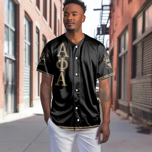 Alpha Phi Alpha Sphinx Baseball Jersey Manly Deeds, Fraternity Pride