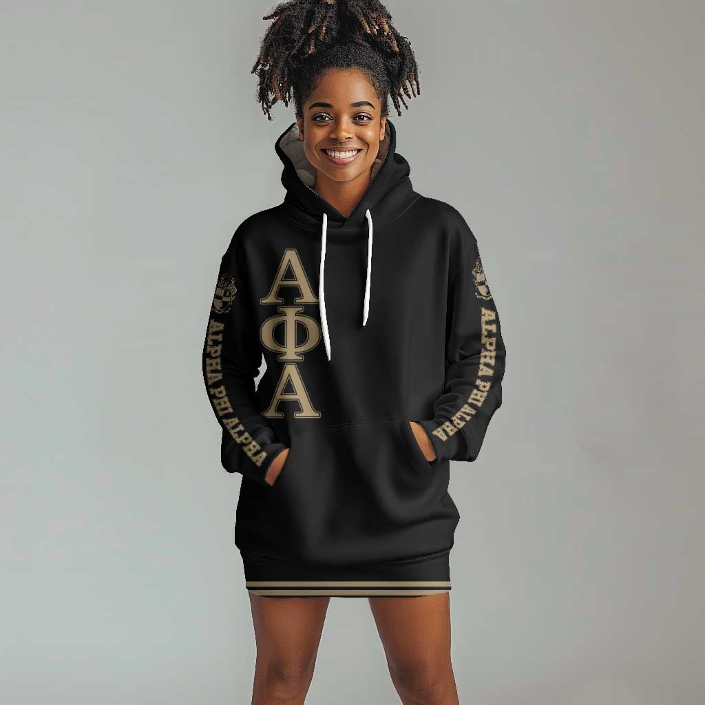 Alpha Phi Alpha Sphinx Hoodie Dress Manly Deeds, Fraternity Pride