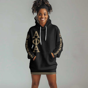 Alpha Phi Alpha Sphinx Hoodie Dress Manly Deeds, Fraternity Pride