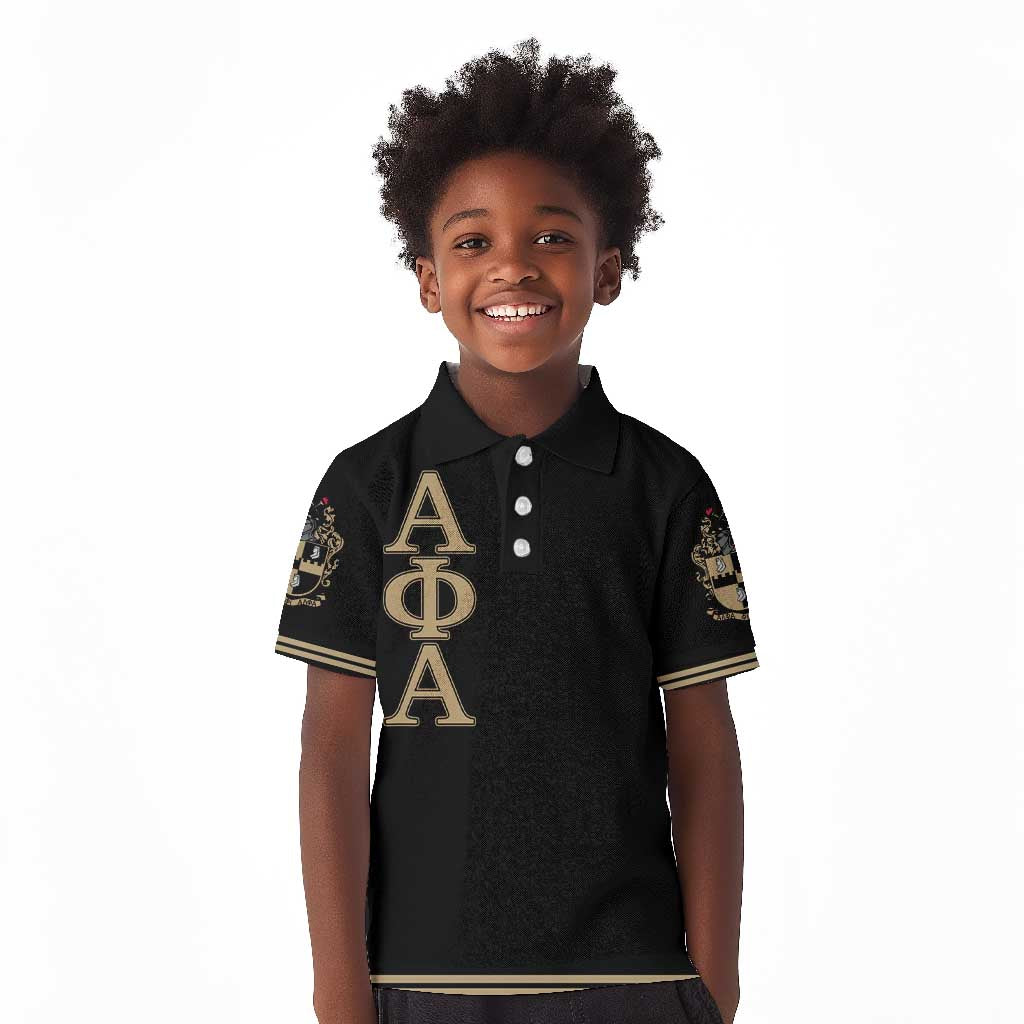 Alpha Phi Alpha Sphinx Kid Polo Shirt Manly Deeds, Fraternity Pride