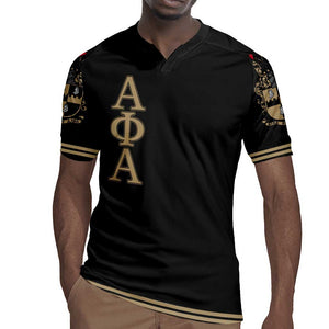 Alpha Phi Alpha Sphinx Rugby Jersey Manly Deeds, Fraternity Pride