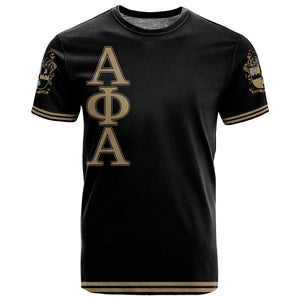 Alpha Phi Alpha Sphinx T shirt Manly Deeds, Fraternity Pride