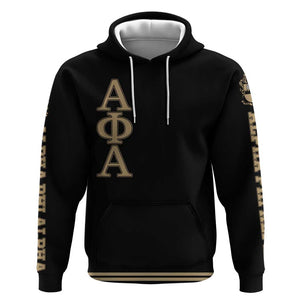 Alpha Phi Alpha Sphinx Zip Hoodie Manly Deeds, Fraternity Pride