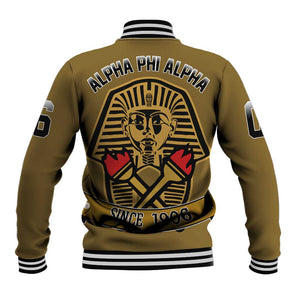 Tylish Alpha Phi Alpha Crystal Baseball Jacket Classic Fraternity