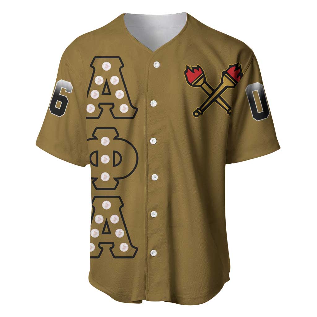 Tylish Alpha Phi Alpha Crystal Baseball Jersey Classic Fraternity