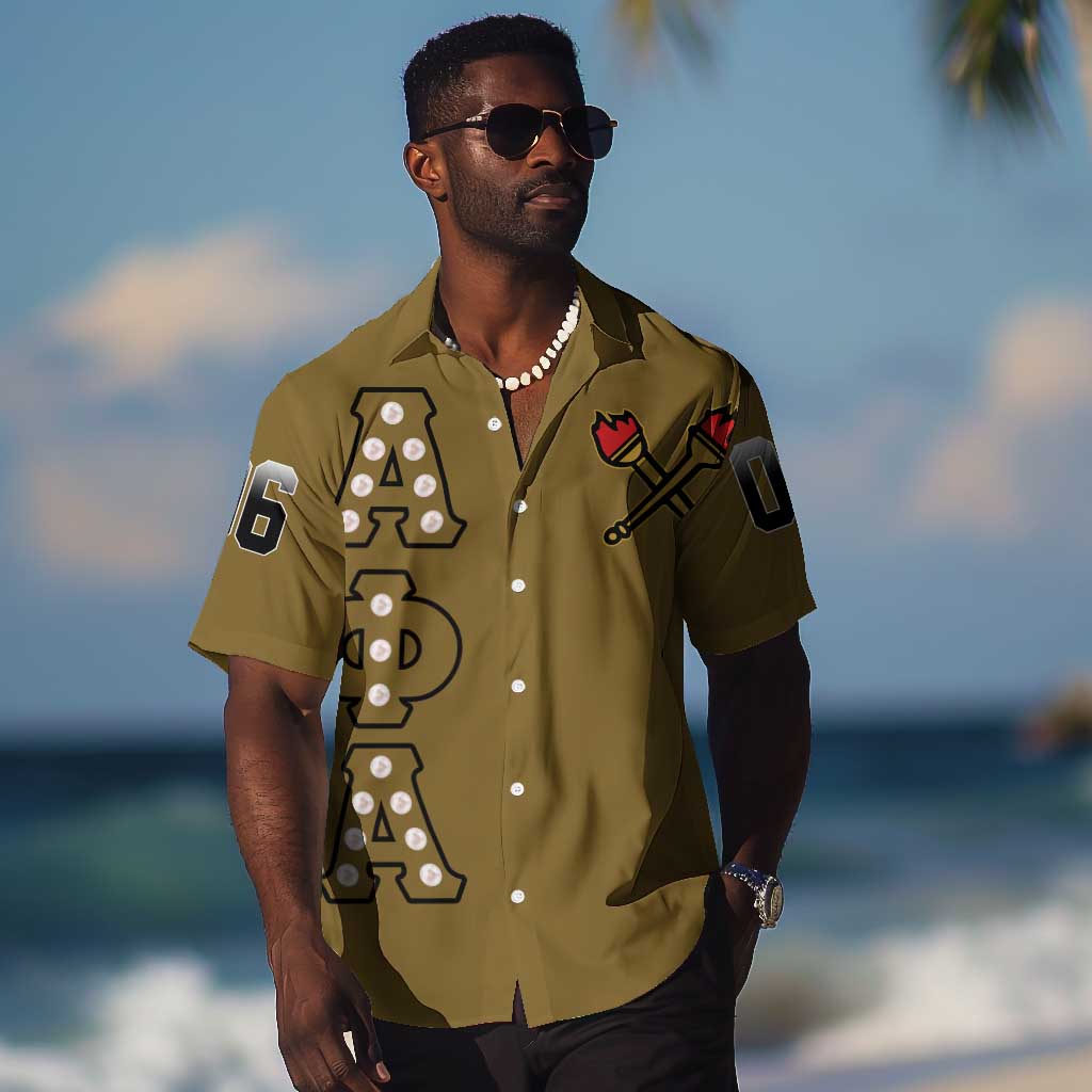 Tylish Alpha Phi Alpha Crystal Hawaiian Shirt Classic Fraternity