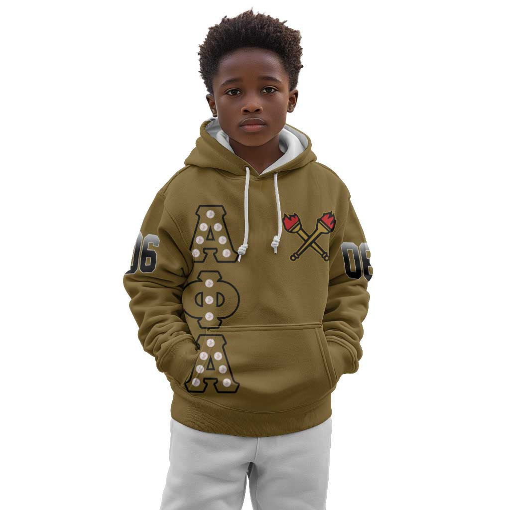 Tylish Alpha Phi Alpha Crystal Kid Hoodie Classic Fraternity