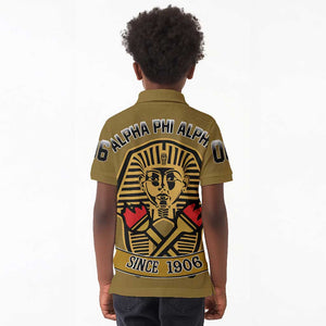 Tylish Alpha Phi Alpha Crystal Kid Polo Shirt Classic Fraternity