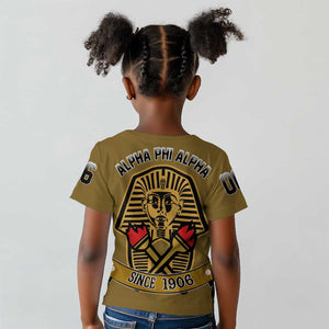 Tylish Alpha Phi Alpha Crystal Kid T shirt Classic Fraternity