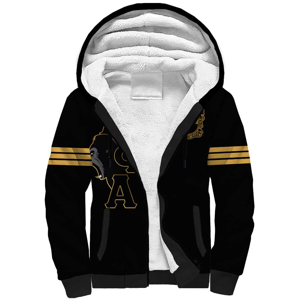 Sphinx Design Alpha Phi Alpha Hoodie Sherpa Hoodie Stylish Fraternity