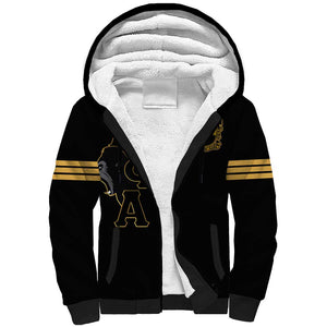 Sphinx Design Alpha Phi Alpha Hoodie Sherpa Hoodie Stylish Fraternity