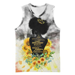 Vintage Flowers - I Am Black Queen Basketball Jersey DT02