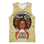 Personalized Black Girl African Basketball Jersey Never Underestimate A Book Lover DT02