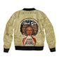 Personalized Black Girl African Bomber Jacket Never Underestimate A Book Lover