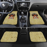 Personalized Black Girl African Car Mats Never Underestimate A Book Lover