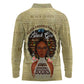 Personalized Black Girl African Long Sleeve Polo Shirt Never Underestimate A Book Lover
