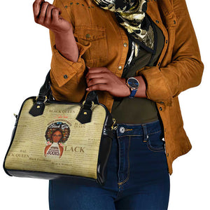 Personalized Black Girl African Shoulder Handbag Never Underestimate A Book Lover