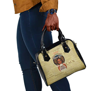 Personalized Black Girl African Shoulder Handbag Never Underestimate A Book Lover