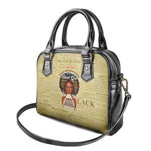 Personalized Black Girl African Shoulder Handbag Never Underestimate A Book Lover