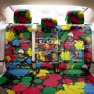 Unapologetically Black Back Car Seat Cover Civil Rights Leaders